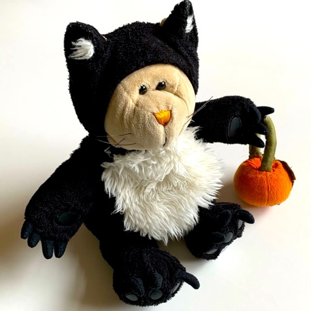 STARBUCKS Bearista Bear Halloween Trick or Treat Cat